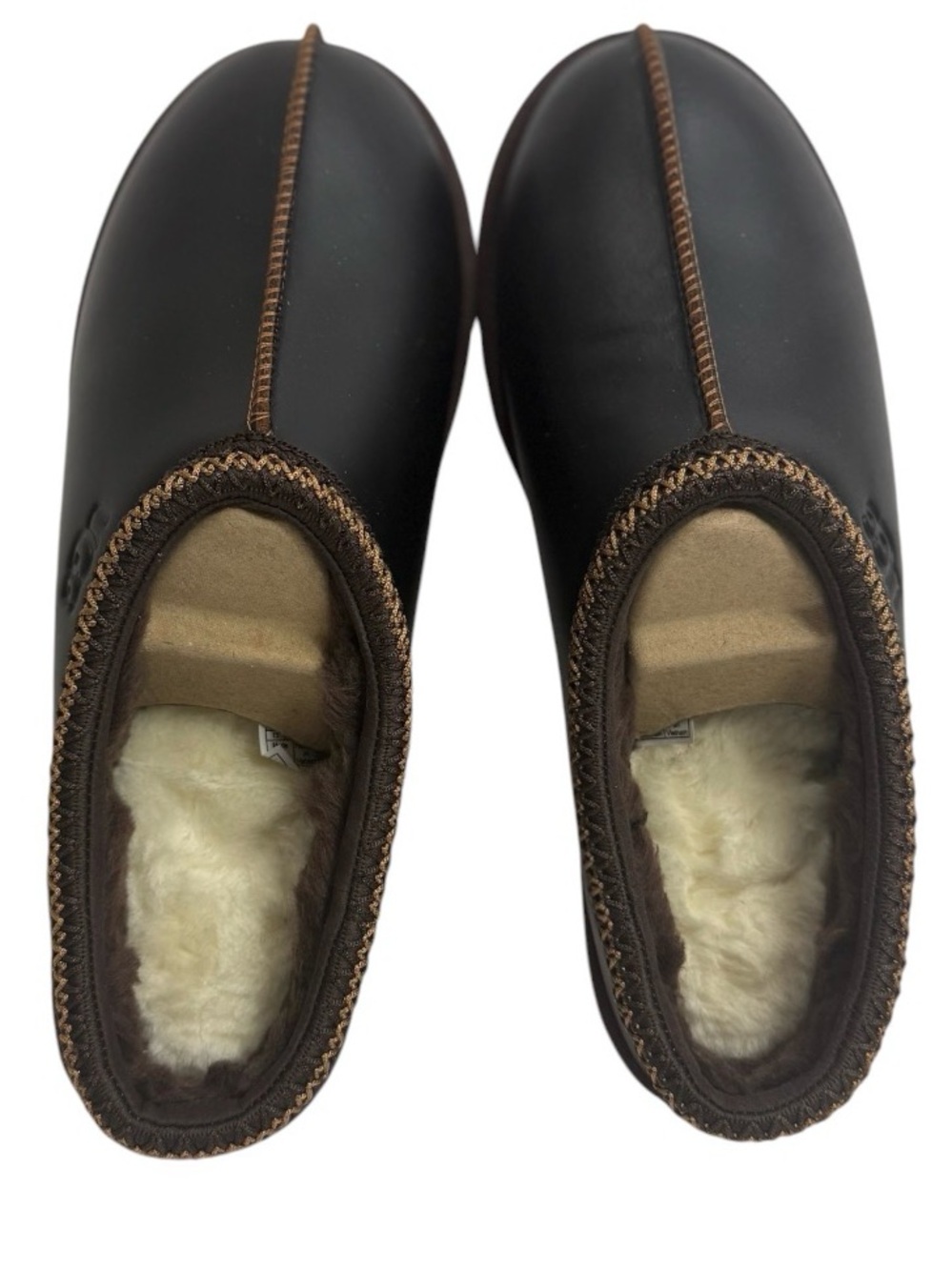 UGG Men's Tasman Leather Slippers, SIZE 13